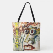 Abstrakte Frauen begegnen Kunst/Mode Tasche (Vorderseite)