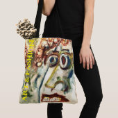 Abstrakte Frauen begegnen Kunst/Mode Tasche (Von Nahem)