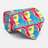 Abstrakte Frauen-künstlerische Krawatte (Gerollt)