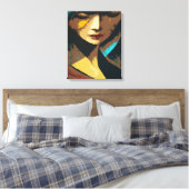 Abstrakte Frauen Malerei Leinwanddruck (Insitu (Schlafzimmer))