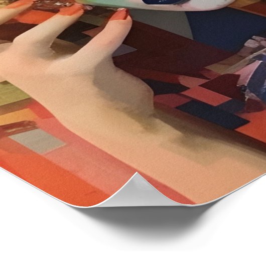 Abstrakte Frauen Poster (Ecke)