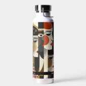 Abstrakte Frauen stehen künstlerischen Illustratio Trinkflasche (Links)