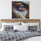 Abstrakte Frauenanschauung Leinwanddruck (Insitu (Schlafzimmer))