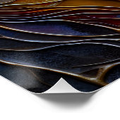 Abstrakte Frauenanschauung Poster (Ecke)