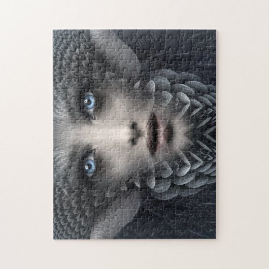 Abstrakte Frauengesicht - Kunst - Kunst Puzzle (Vertikal)