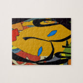 Abstrakte Frauengesicht Puzzle (Horizontal)