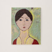 Abstrakte Frauengesicht Puzzle (Vertikal)