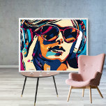 Abstrakte Frauenmusik Pop Art 2 Poster<br><div class="desc">Treten Sie ein in eine Symphonie von Farben und Kreativität mit unserem "Abstrakten weiblichen Pop Art 2 Poster". Dieses fesselnde Kunstwerk verbindet die Welten der abstrakten Kunst und den Rhythmus der Musik auf zeitgenössische und künstlerische Weise. Das lebendige Design und die komplexen Details schaffen ein visuell faszinierendes Meisterwerk, das mit...</div>
