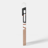 Abstrakte Freeform-Formen - braun und schwarz Case-Mate iPhone Hülle (Rückseite / Links)