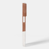 Abstrakte Freeform-Formen - braun und schwarz Case-Mate iPhone Hülle (Rückseite / Rechts)