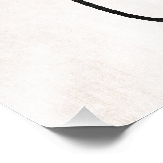 Abstrakte Freeform-Formen - braun und schwarz Fotodruck (Ecke)