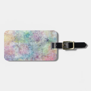 abstrakte freie Hand, die vom Watercolor zeichnet Gepäckanhänger