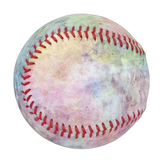 abstrakte freie Hand zeichnend aus Aquarellfarben Baseball (Vorderseite Links)