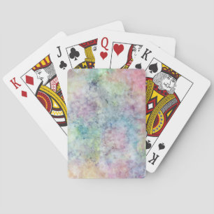 abstrakte freie Hand zeichnend aus Aquarellfarben Spielkarten