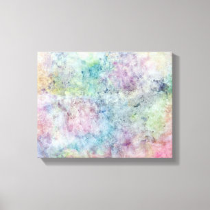 abstrakte Freihandzeichnung aus Aquarell Leinwanddruck