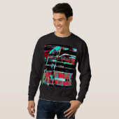 Abstrakte Freiheit – Benutzerdefinierter Basic-Swe Sweatshirt (Vorne ganz)