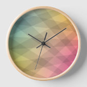 Abstrakte Frequenzüberwachung Uhr (Vorderseite)