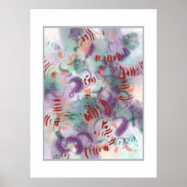 Abstrakte Freude Poster