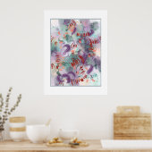 Abstrakte Freude Poster (Küche)