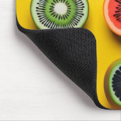 Abstrakte Fruchtfarben Mousepad (Ecke)