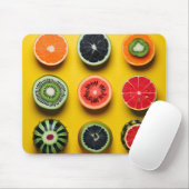Abstrakte Fruchtfarben Mousepad (Mit Mouse)