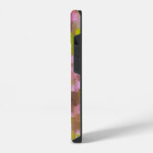 Abstrakte Frühlings-Pinke iPhone Hülle (Linke Seite)