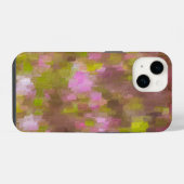 Abstrakte Frühlings-Pinke iPhone Hülle (Rückseite (Horizontal))