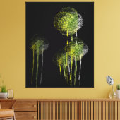 Abstrakte Frühlingsbaume #3 Leinwanddruck (Insitu (Wohnzimmer))