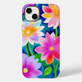 Abstrakte Frühlingsblumen Case-Mate iPhone Hülle (Rückseite)