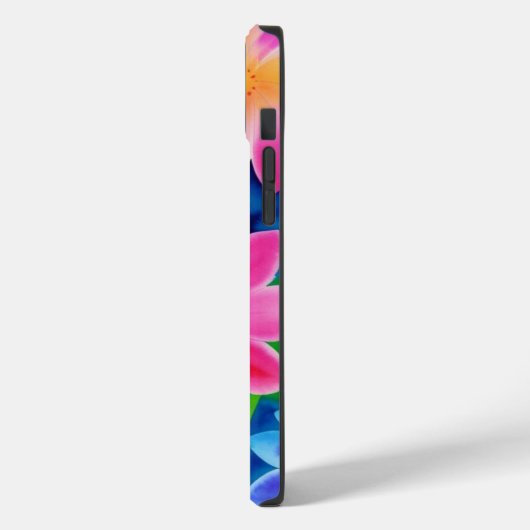 Abstrakte Frühlingsblumen Case-Mate iPhone Hülle (Rückseite / Links)