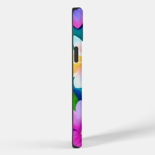 Abstrakte Frühlingsblumen Case-Mate iPhone Hülle (Rückseite / Rechts)