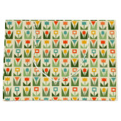 Abstrakte Frühlingsblumen Große Geschenktasche Geschenktüte (Vorderseite)