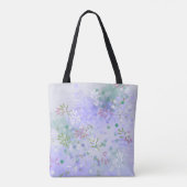 Abstrakte Frühlingsblumen Tasche (Rückseite)