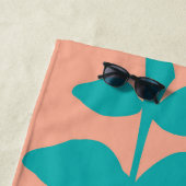 Abstrakte Frühlingsflorale Moderne Strandtuch (Beispiel)