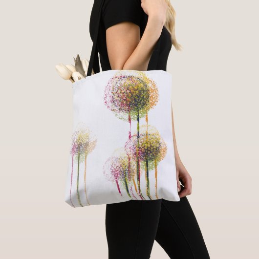 Abstrakte Frühlingshäusche Blume #2 Tasche (Von Nahem)