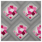 Abstrakte Fuchsie-Blume Stoff (Muster)