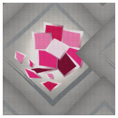 Abstrakte Fuchsie-Blume Stoff (Nahaufnahme)