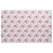 Abstrakte Fuchsie-Blume Stoff (Fat Quarter (45,7 x 55,9 cm))