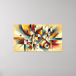 Abstrakte Fusion - limitierte Edition Art Piece Leinwanddruck