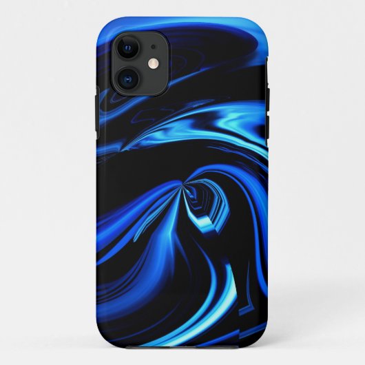 Abstrakte Fütterung des Blauwal Case-Mate iPhone Hülle (Rückseite)