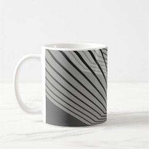 Abstrakte futuristische Architektur Hintergrund 3d Kaffeetasse