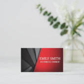 Abstrakte Futuristische Panels Visitenkarte (Stehend Vorderseite)