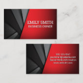 Abstrakte Futuristische Panels Visitenkarte (Vorne/Hinten)