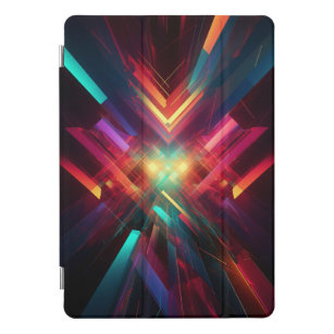 Abstrakte futuristische Wissenschaft, farbenfrohe  iPad Pro Cover