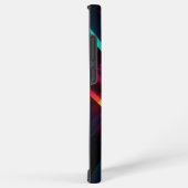 Abstrakte futuristische Wissenschaft, farbenfrohe Samsung Galaxy Hülle (Rechte Seite)