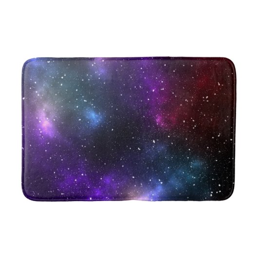 Abstrakte Galaxie-Konstellationen Digitale Kunst Badematte (Vorderseite)