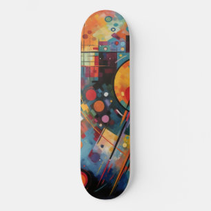 Abstrakte Galaxie-Malerei Skateboard