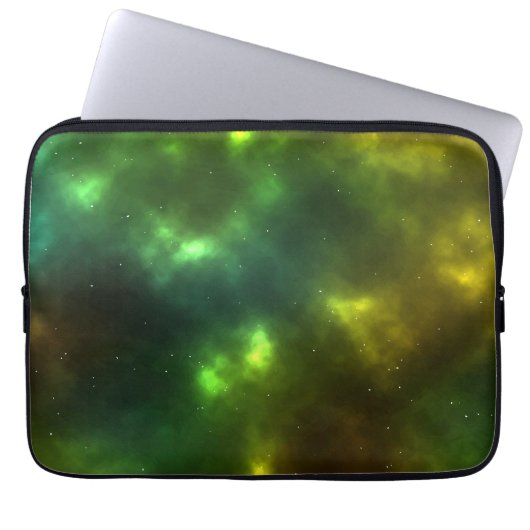 Abstrakte Galaxiekonstellationen Digitale Kunst: I Laptopschutzhülle (Vorderseite)