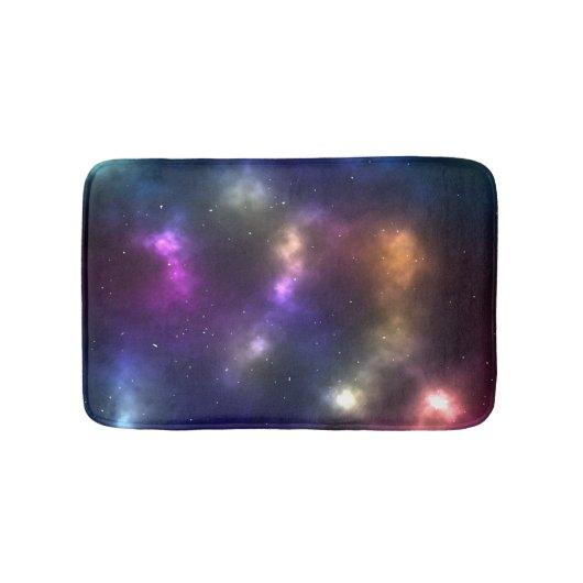 Abstrakte Galaxiekonstellationen Digitale Kunst: V Badematte (Vorderseite)