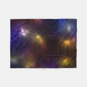 Abstrakte Galaxiekonstellationen Digitale Kunst: V Fleecedecke (Vorderseite (Horizontal))